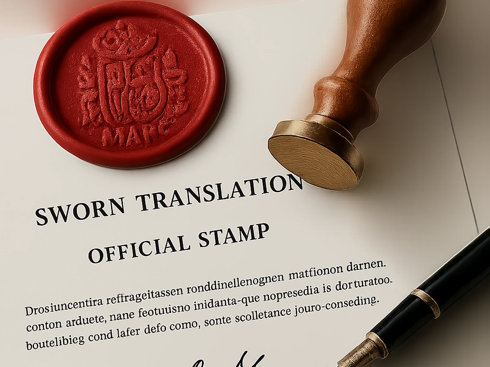 Certified & Sworn Translation